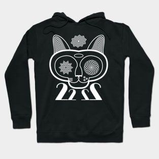 Psychedelic Cat Face 22 Hoodie